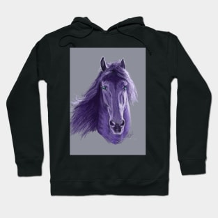 Purple Horse Hoodie